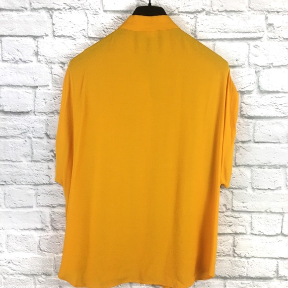 Diane Von Furstenberg Karin Oversized Blouse Top M - Picture 5 of 8